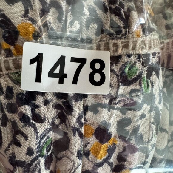 ANGIE Womens Floral Boho Tiered Dress Size M Flutter Sleeve Vintage 90s Flowy - Picture 8 of 8